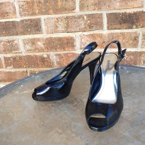 Style&Co Peep Toe Sling Back Heels Size 7.5M